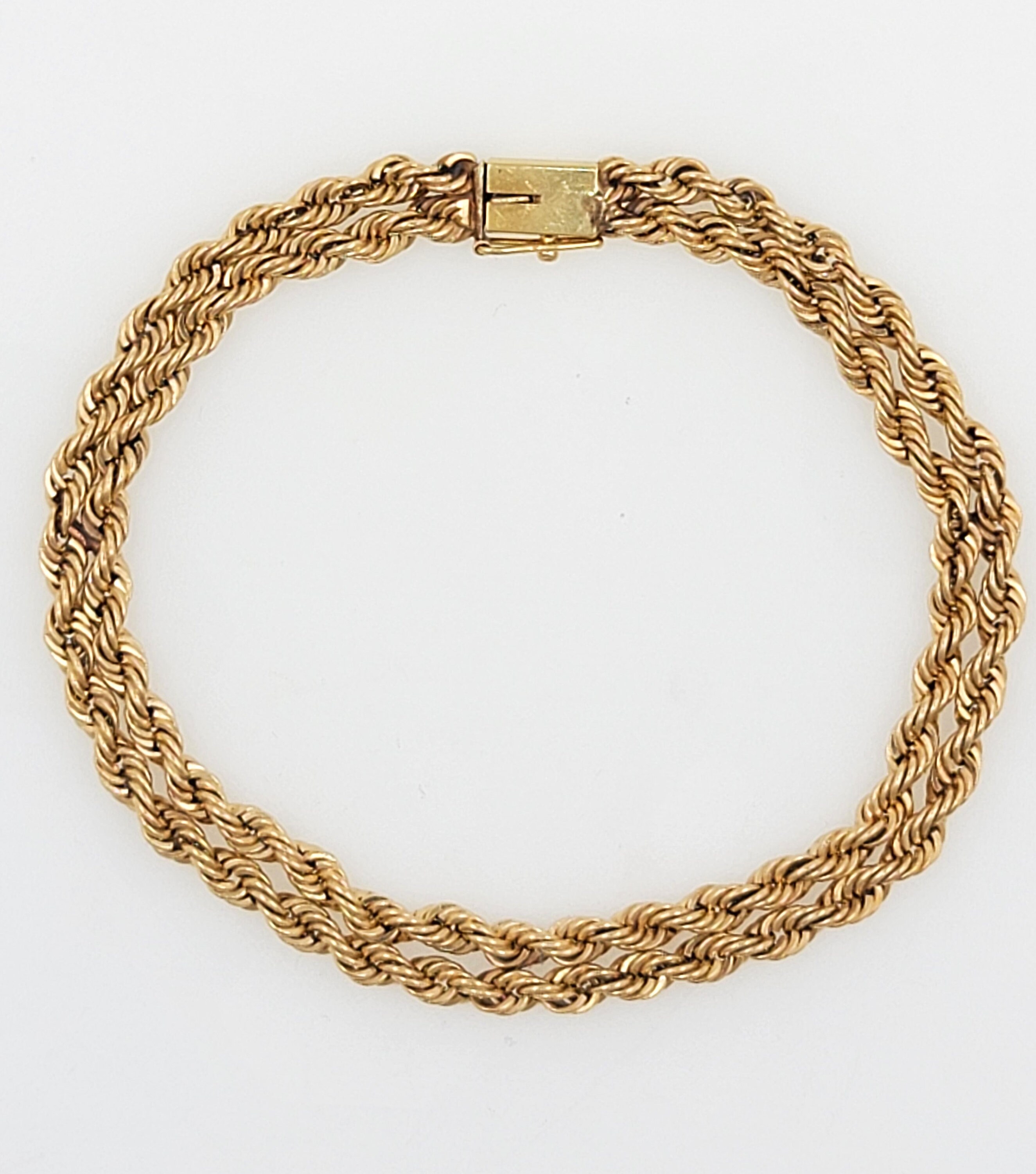 ブレスレット 鎖 ゴールド 古着 ビンテージ VINTAGE TIFFANY & CO. 14K Gold Textured Chain Bracelet
