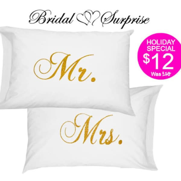 Wedding Pillowcases Etsy
