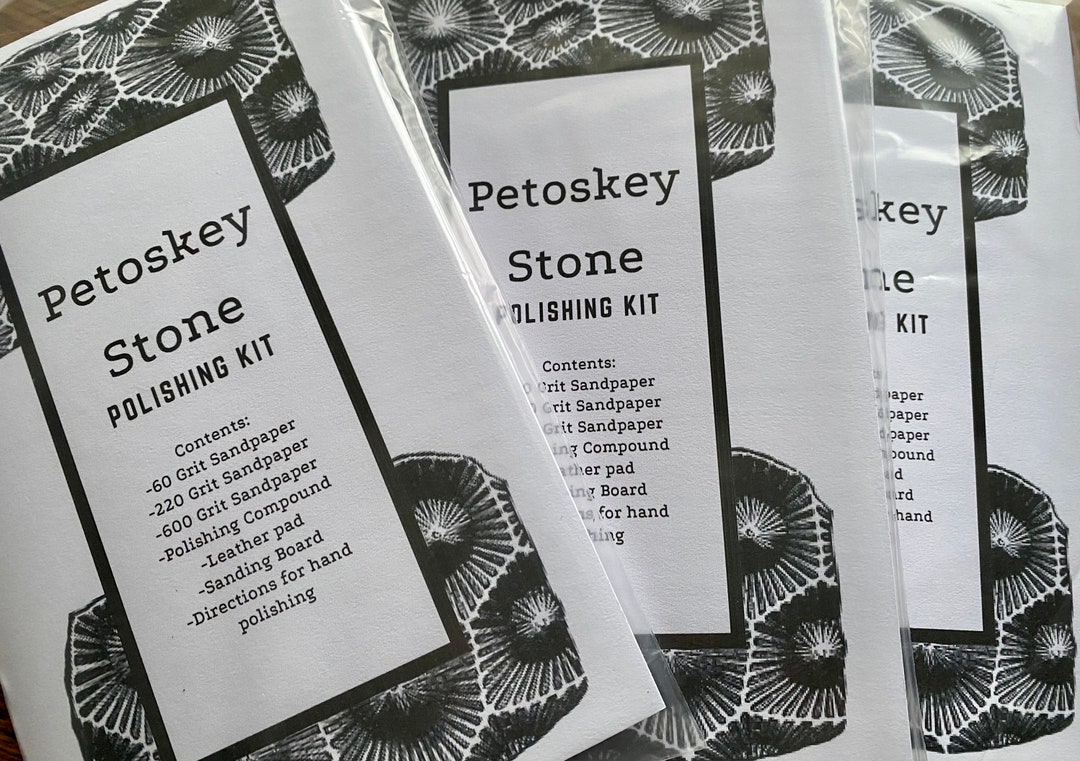 Petoskey Stone Polishing Kit NO STONE Etsy
