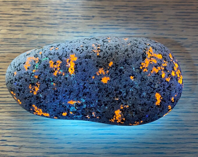 Rough Yooperlite UV Fluorescente Emberlite Incandescente Rocce Di - Foto 2