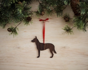 Personalized Belgian Malinois  Dog Ornament