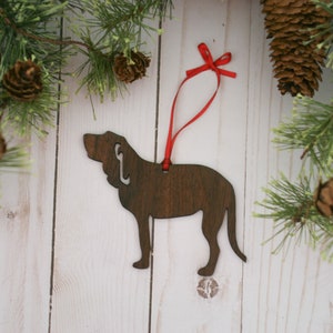 Personalized Bloodhound Ornament