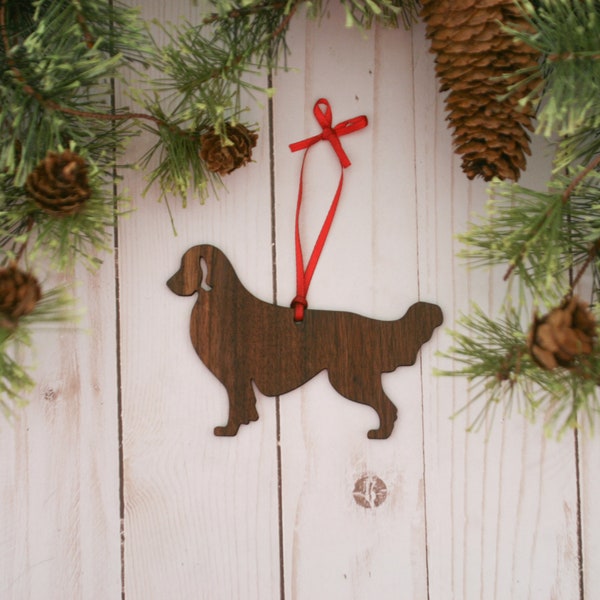 Personalized Golden Retriever Dog Ornament
