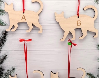 Personalized Cat Ornaments