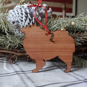Personalized Keeshond Ornament