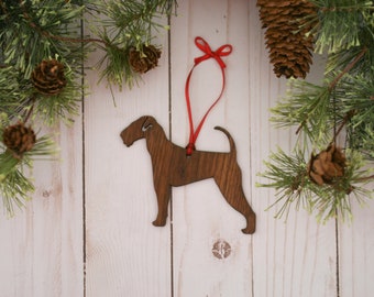 Personalized Airedale Terrier Dog Ornament