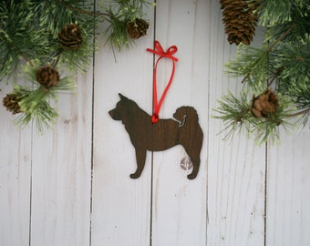 Personalized Akita Dog Ornament