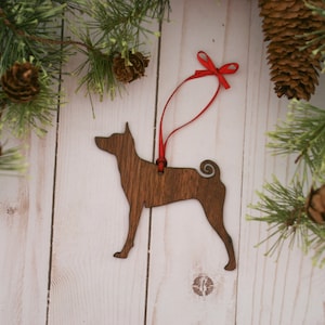 Personalized Basenji Ornament