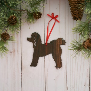Personalized Poodle Ornament