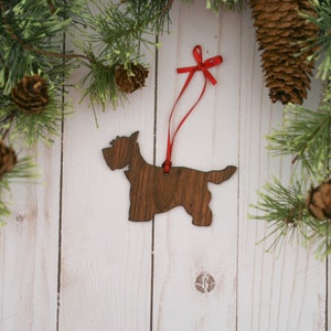 Personalized Westie Dog Ornament