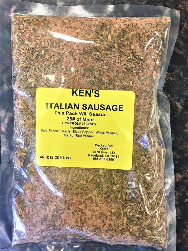 Ken's Italian Sausage Seasoning Etsy