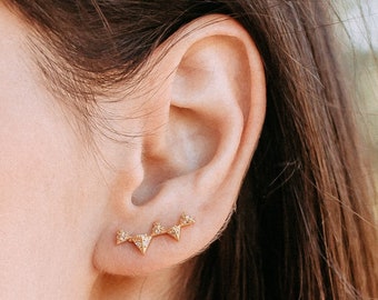 Minimalist Constellation Ear Crawlers |Ear Climbers |Crawler Earrings |Bridesmaids Gift |Girlfriend |Valentine’s Day Gift |Mother’s Day Gift