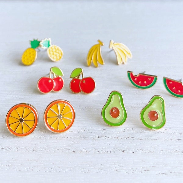 Fruit Earrings - Etsy