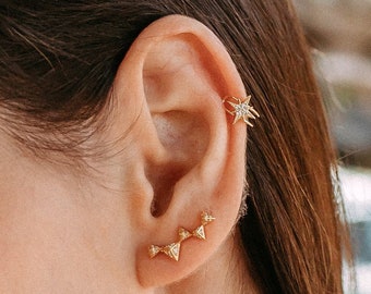 Faux Diamond Ear Cuff perfect valentine treat