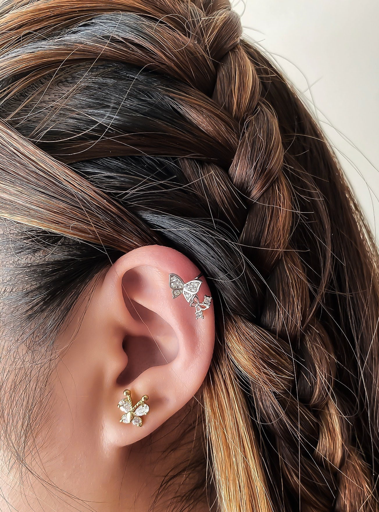 Minimalist Butterfly Ear Cuff Ear Cuffs No Piercing Etsy