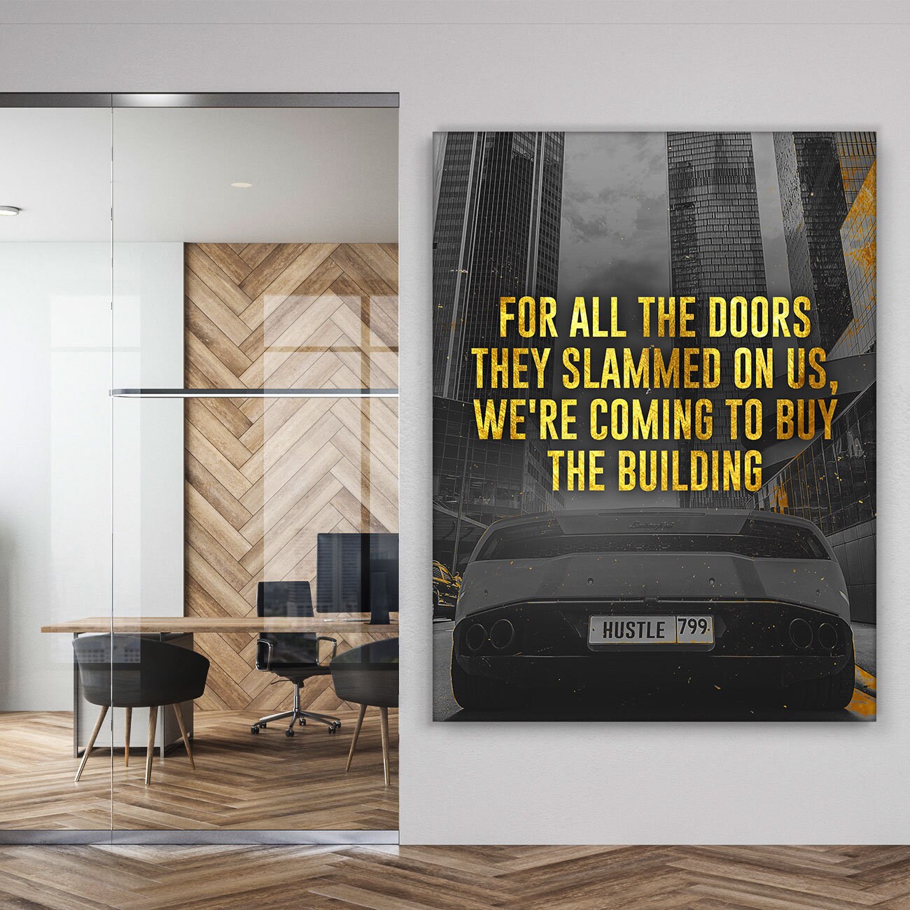 Real Estate Motivational Canvas Print Wall Art Office Decor Etsy