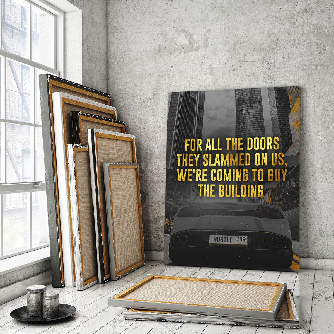 Real Estate Motivational Canvas Print Wall Art Office Decor | Etsy