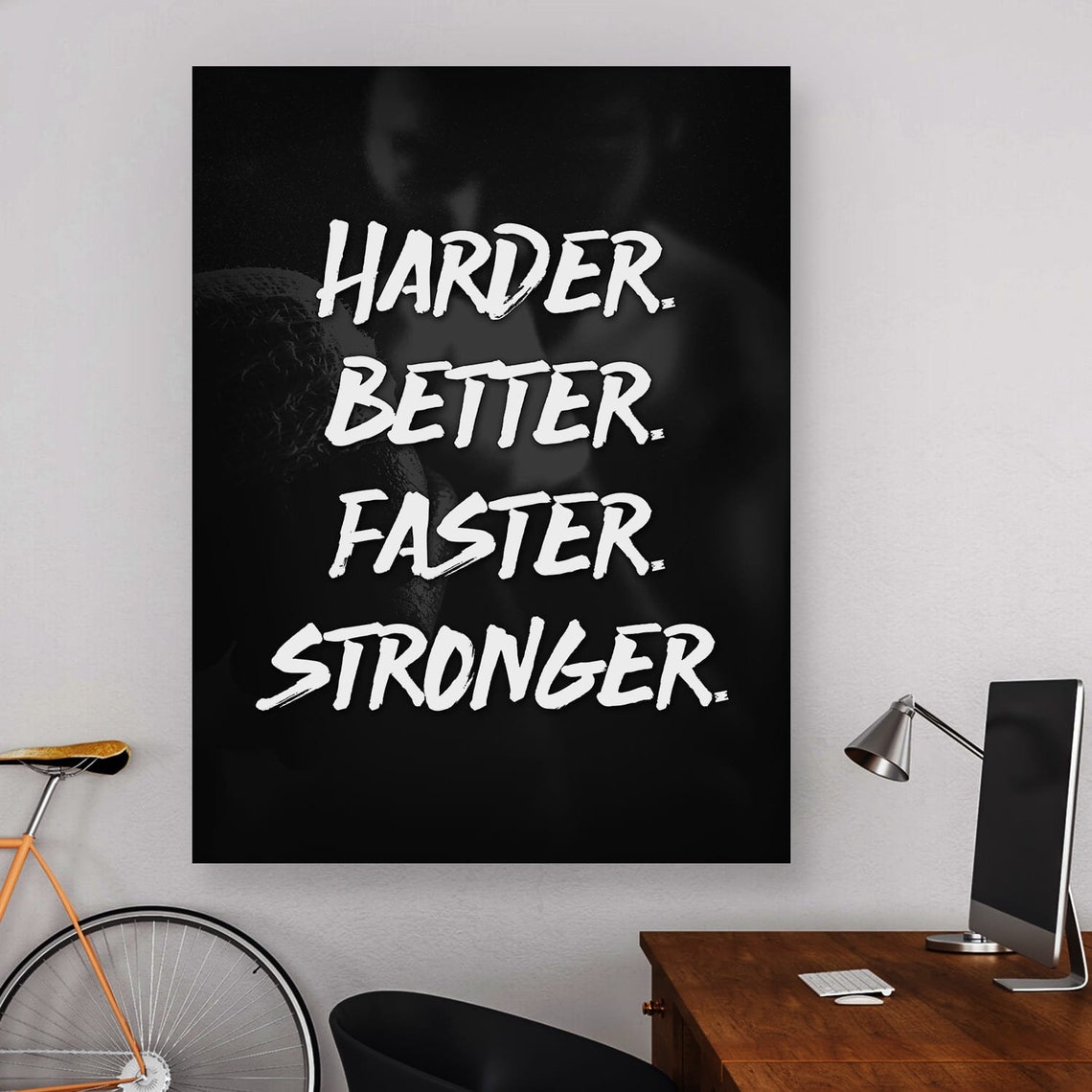 3 Piece Gym Wall Art Motivational Canvas Prints Fitness Gym Etsy
