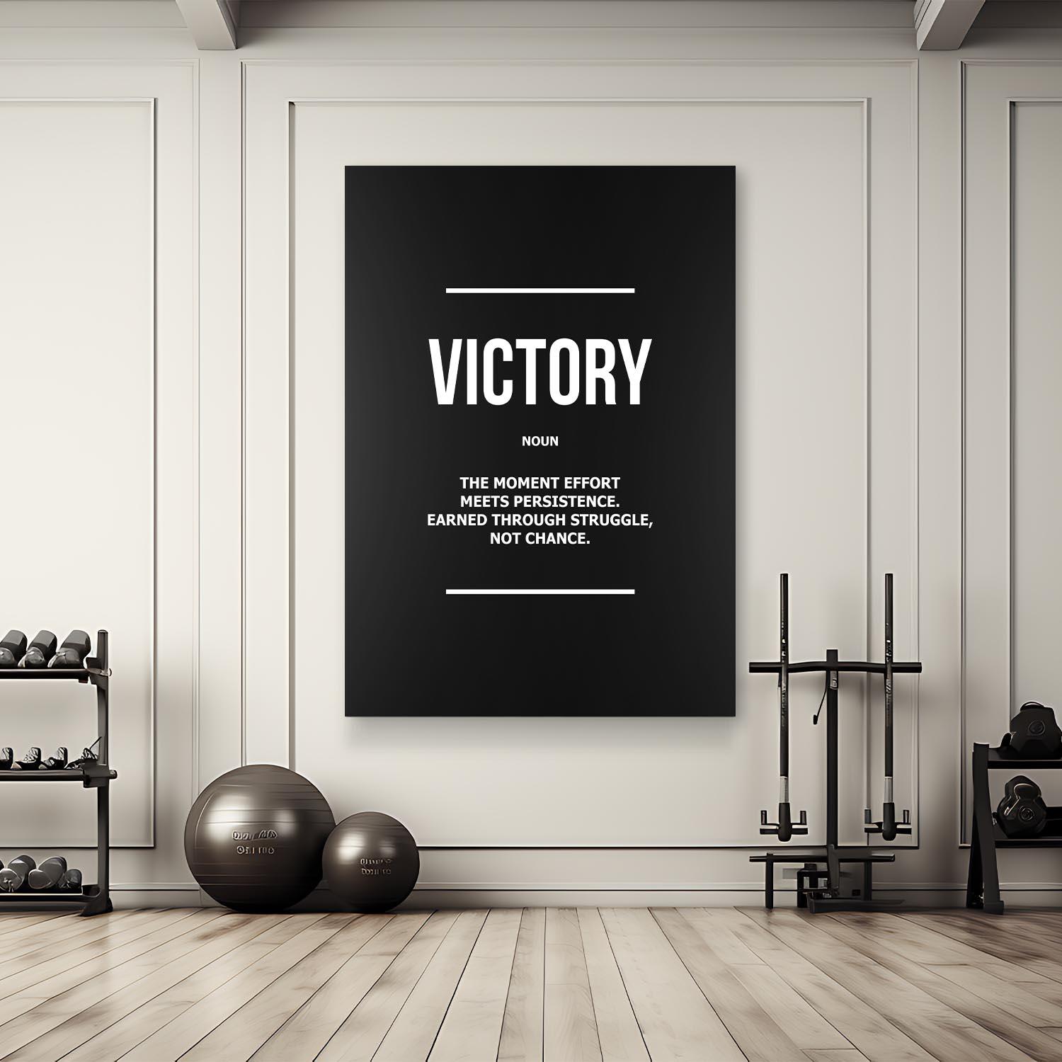 Victory Definition Wall Art | Gym Motivation Poster | Athlete ...