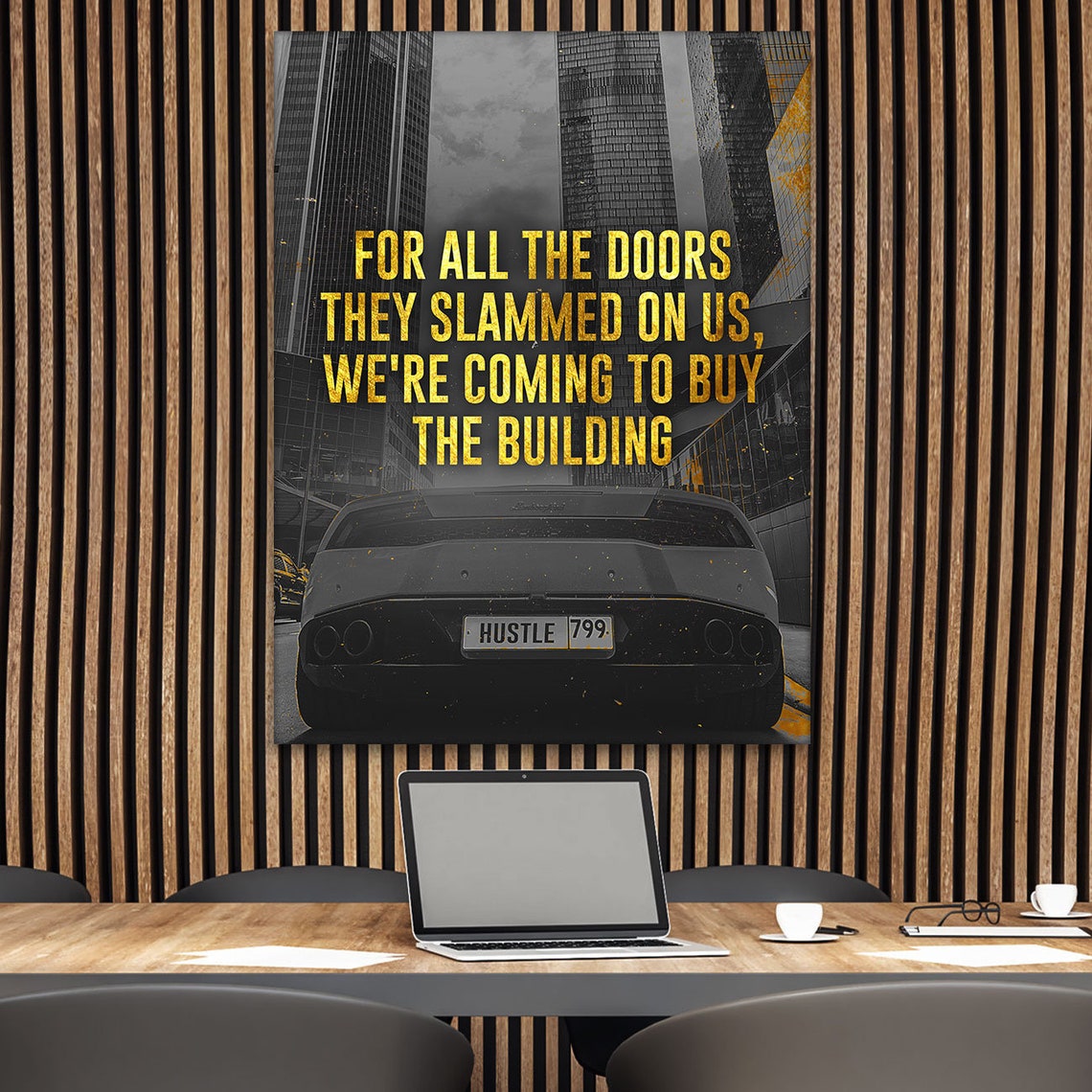 Real Estate Motivational Canvas Print Wall Art Office Decor | Etsy