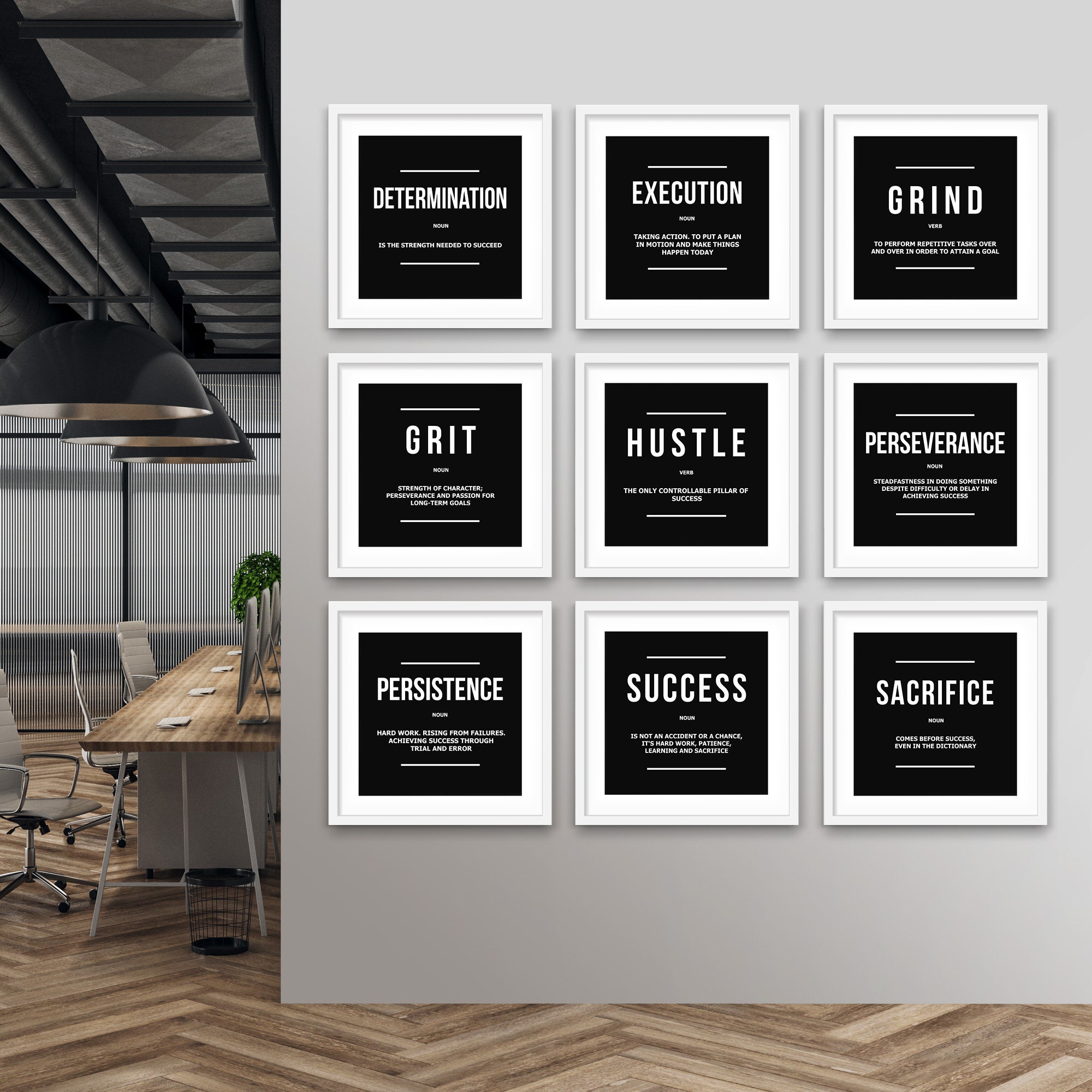 Framed Inspirational Posters