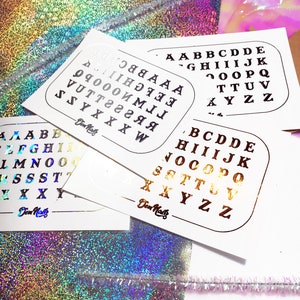 Ouija Board Letters Nail Decals | Vegan | Cruelty-free | 10-free