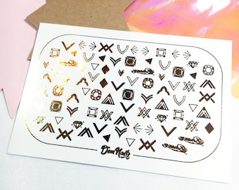 Chic Chevron Nail Decals | Vegan | Cruelty-free | 10-free