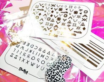 Chic Nail Decal Kit | Vegan | Cruelty-free | 10-free
