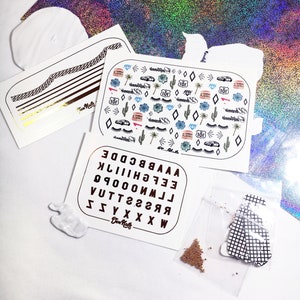LA Nagel Aufkleber Kit
