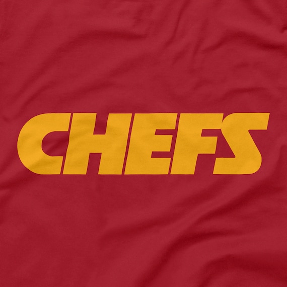 Chefs Shirt Kansas City Chiefs Logo Parody Emblem Icon Red T Etsy