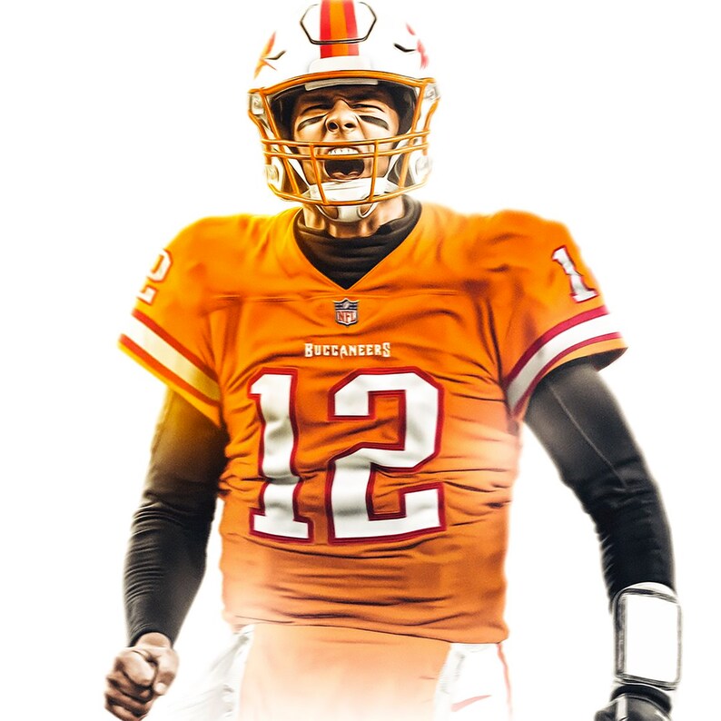 orange tom brady shirt