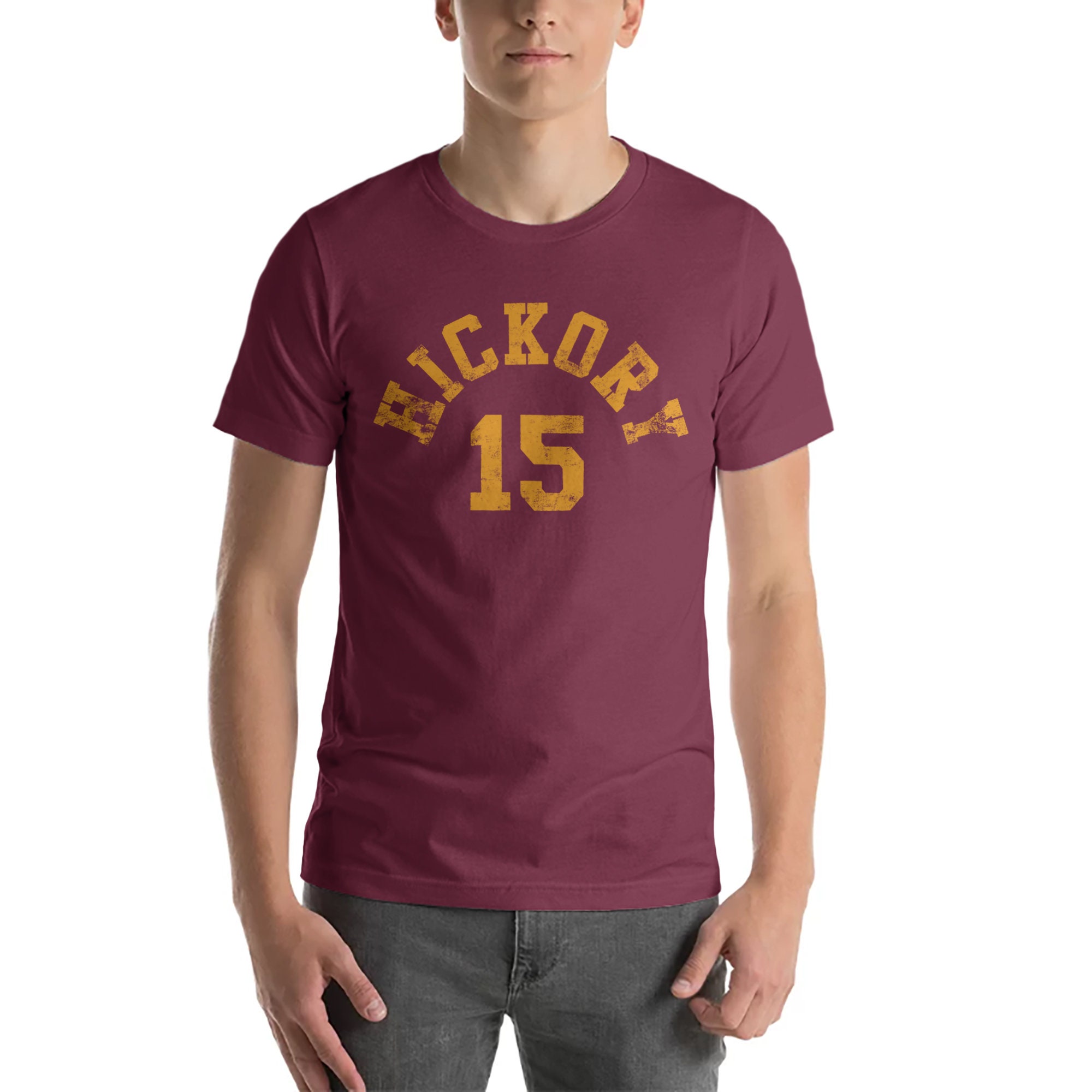 Jimmy Chitwood 15 Hickory Hoosiers High School Basketball Jersey Red