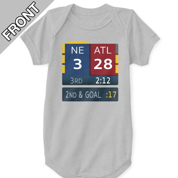 Old Boston Icon Face Head Throwback Emblem Tom Brady Baby Bodysuit New England Patriots Retro Logo Parody White Size Newborn 6 12 18 24 Mo