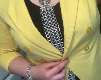 Medieval Body Armor Armour Chainmail Shirt Necktie - Etsy