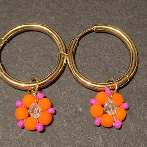 Interchangeable tassel hoop earrings