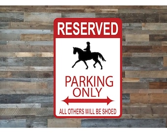 Arabian Horse Crossing Sign Zone Xing 12/" animals farm ranch cowboy rider pony