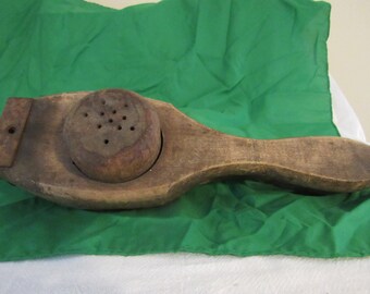 SALE--Vintage Wooden Lemon Citrus Squeezer/Juicer