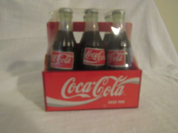 1995 Coca Cola Desk 6 Pak Etsy