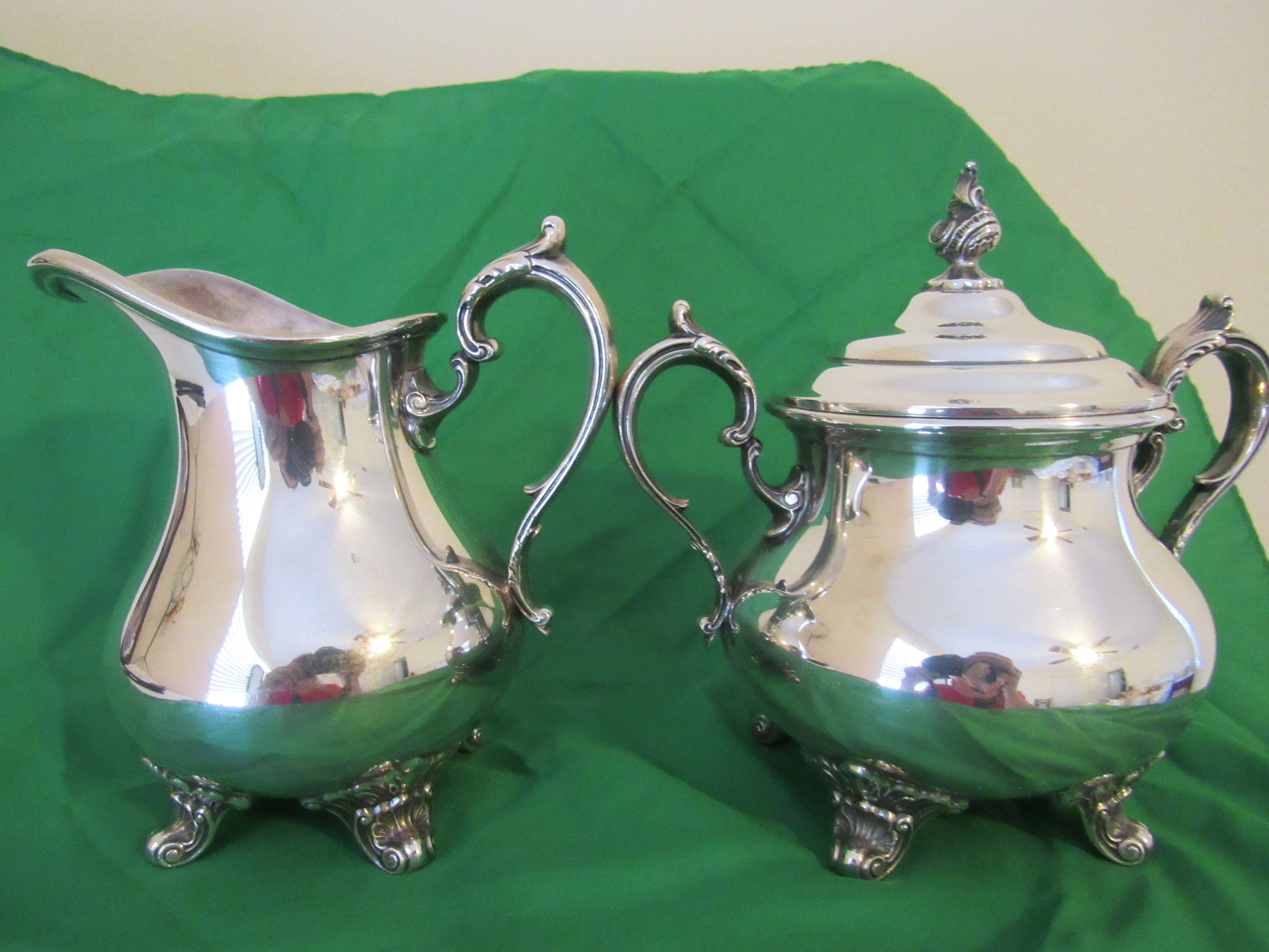 Sale---gorham Silver Plated Sugar and Creamer Duchess EP YC
