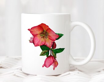 Helleborus Blume Kaffeebecher, Botanischer Garten Geschenk