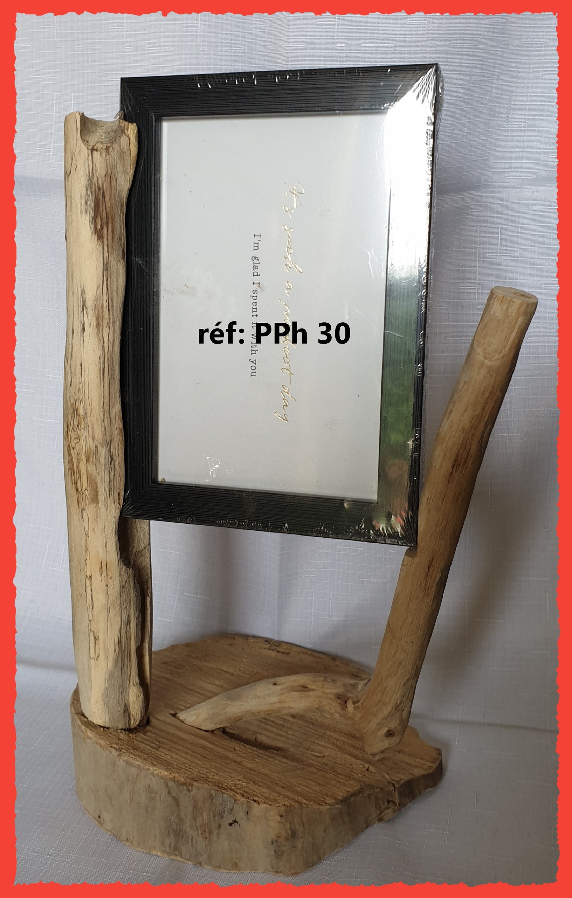 Porte Photo en Bois Flotté