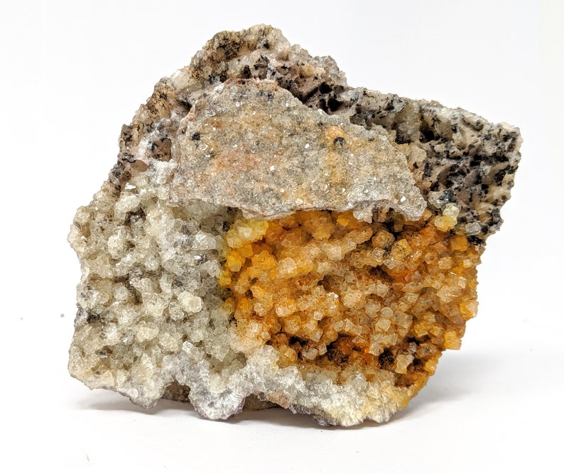 Iron Stained Calcite Crystals  Large Cabinet  Mexican image 0