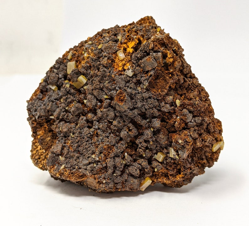 Mexican Wulfenite Mineral Specimen 7.6 x 3.8 x 7.1 cm