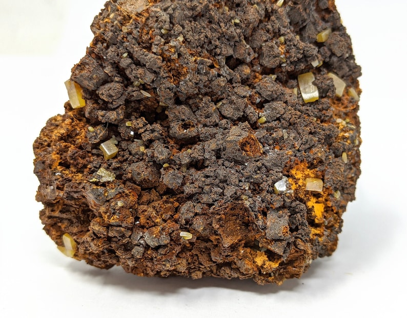 Mexican Wulfenite Mineral Specimen 7.6 x 3.8 x 7.1 cm