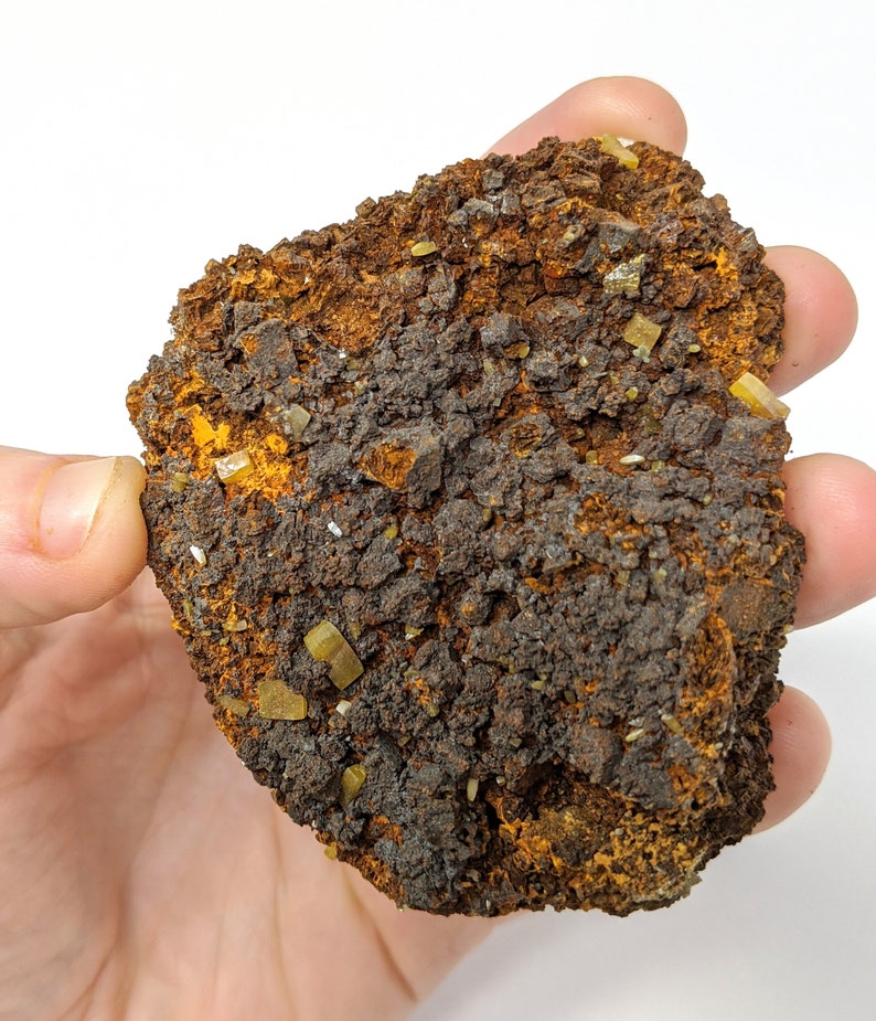 Mexican Wulfenite Mineral Specimen 7.6 x 3.8 x 7.1 cm