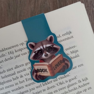 Magnetic bookmark Racoon