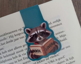 Magnetic bookmark Racoon