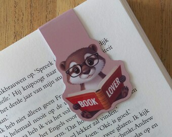Magnetic bookmark Otter
