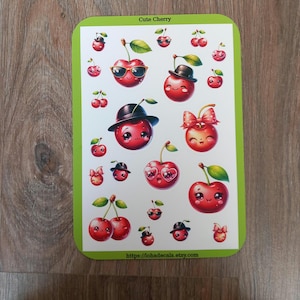 Cute Cherry stickersheet