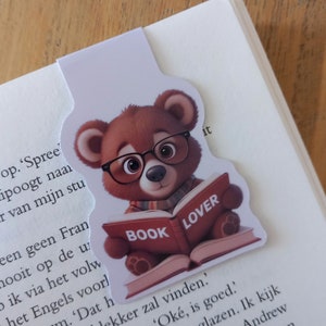 Magnetic bookmark Bear